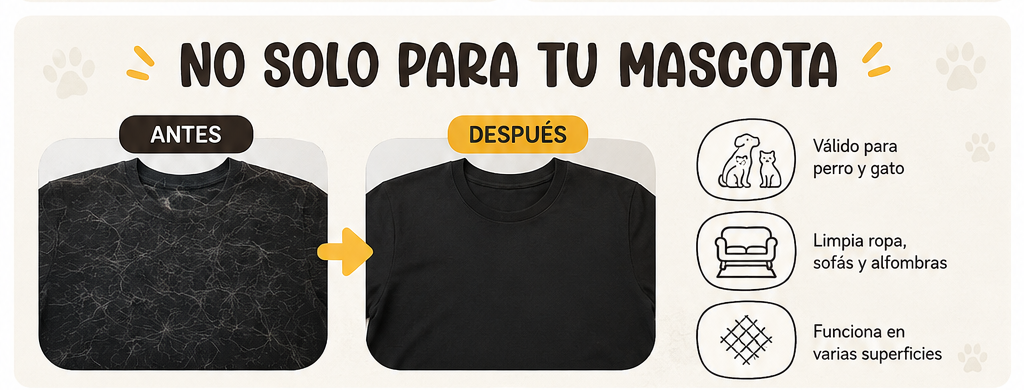 Guante Quitapelos para Mascotas